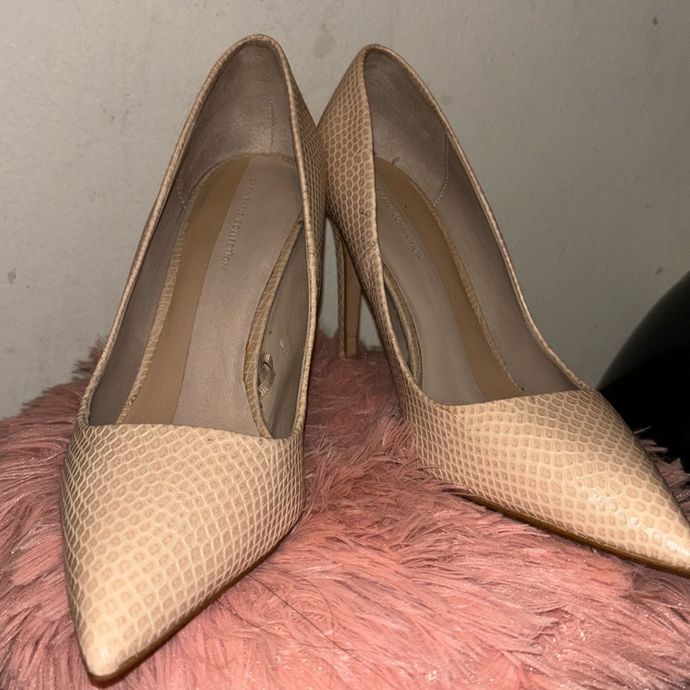 Zara Basic Collection Snakeskin Heels